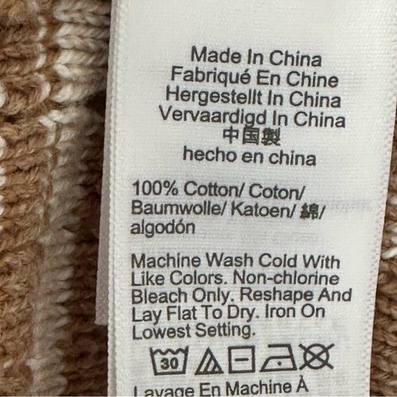 J.Crew Women’s Button-Front Cardigan Sweater Large Brown White Plaid - Picture 11 of 12